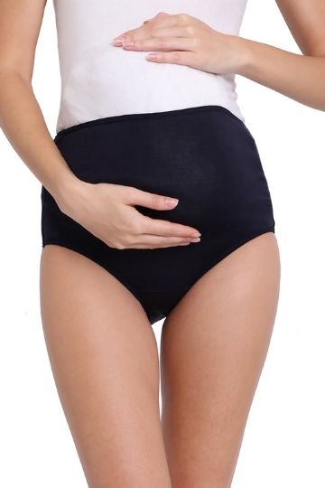 Red Rose Women’s Maternity Panty Underwear| Adjustable Full Coverage High Waist Cotton Pregnancy Panties | Free Comfortable Brief for Ladies