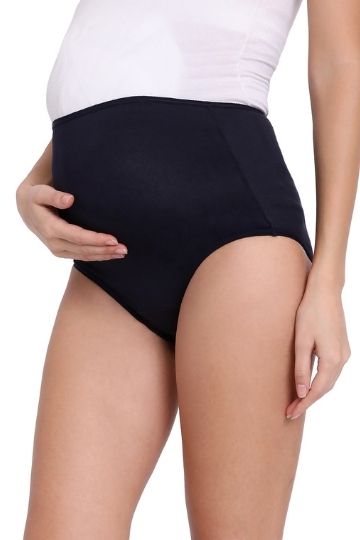 Red Rose Women’s Maternity Panty Underwear| Adjustable Full Coverage High Waist Cotton Pregnancy Panties | Free Comfortable Brief for Ladies