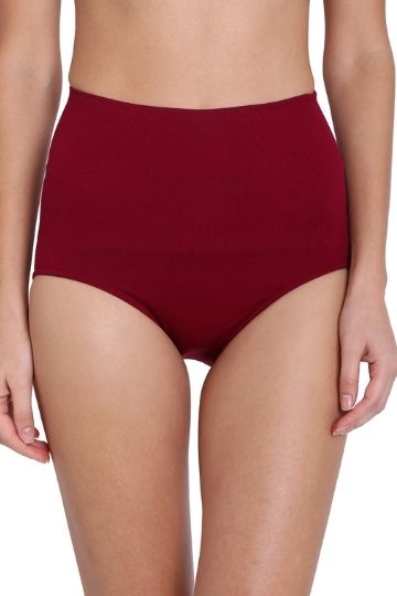 Red Rose Slim N Trim Women's High-Waist Body Shaper Tummy Control Slimming Seamless Shapewear Hipster Panties