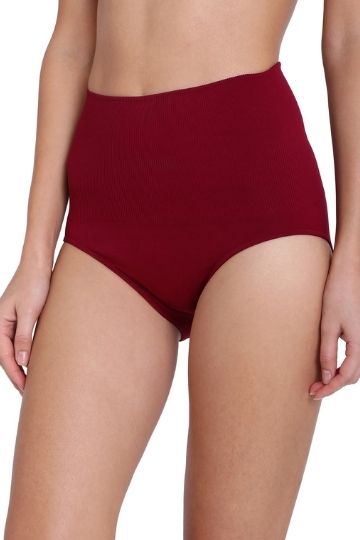 Red Rose Slim N Trim Women's High-Waist Body Shaper Tummy Control Slimming Seamless Shapewear Hipster Panties