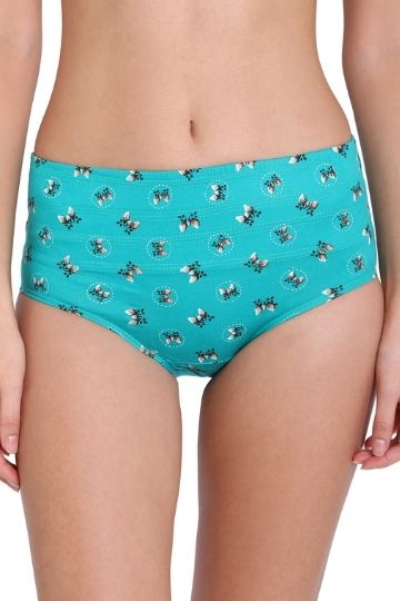 SLIMMER Printed Tummy Hipster Panty (Single Pack)