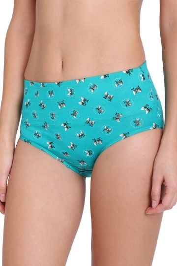 SLIMMER Printed Tummy Hipster Panty (Single Pack)