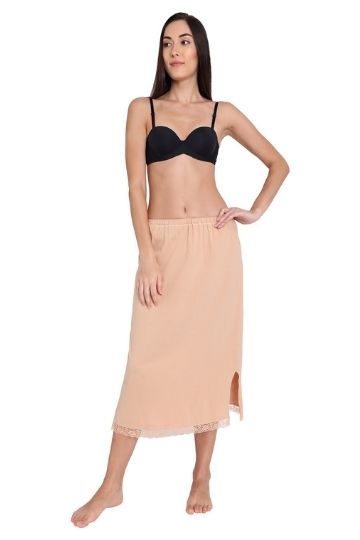 Red Rose Khushboo Solid Women's Midi Slip| Innerwear Skirt| Bottom Slip| Inner wear for Gowns | Under Skirt Slip