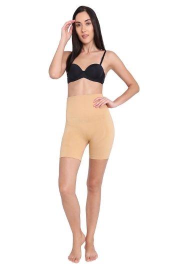Red Rose All Day Mid waist Seamless Solid Thigh Shaper
