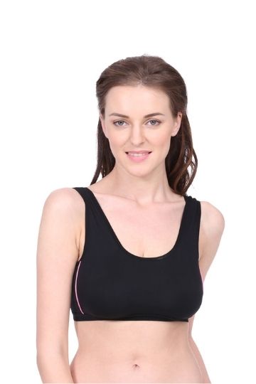 Red Rose Women's Wirefree Padded Ultrasoft Stretch Full Coverage Slip Bra