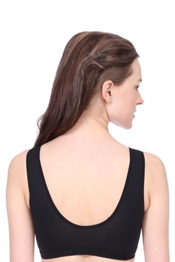RED ROSE WOMEN'S WIREFREE PADDED ULTRASOFT STRETCH FULL COVERAGE SLIP BRA