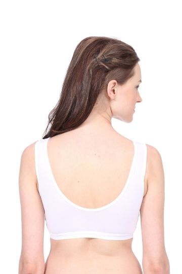 Red Rose Women's Wirefree Padded Ultrasoft Stretch Full Coverage Slip Bra