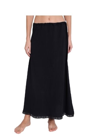 Red Rose Solid Satin Readymade Petticoat Stretchable Body Shaper Underskirt Indian Lining Shapers for Women's Sarees