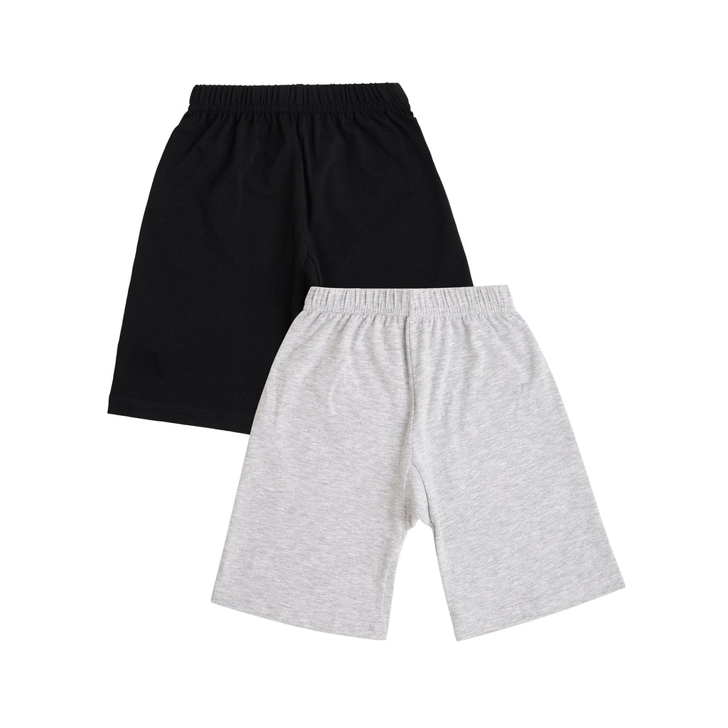 Redrose Girls Cotton Lycra BloomersðŸ–¤âœ¨  â€“ Pack of 2 (Black & Grey) | Stretch Fit & Everyday Comfort | BLM-240BG