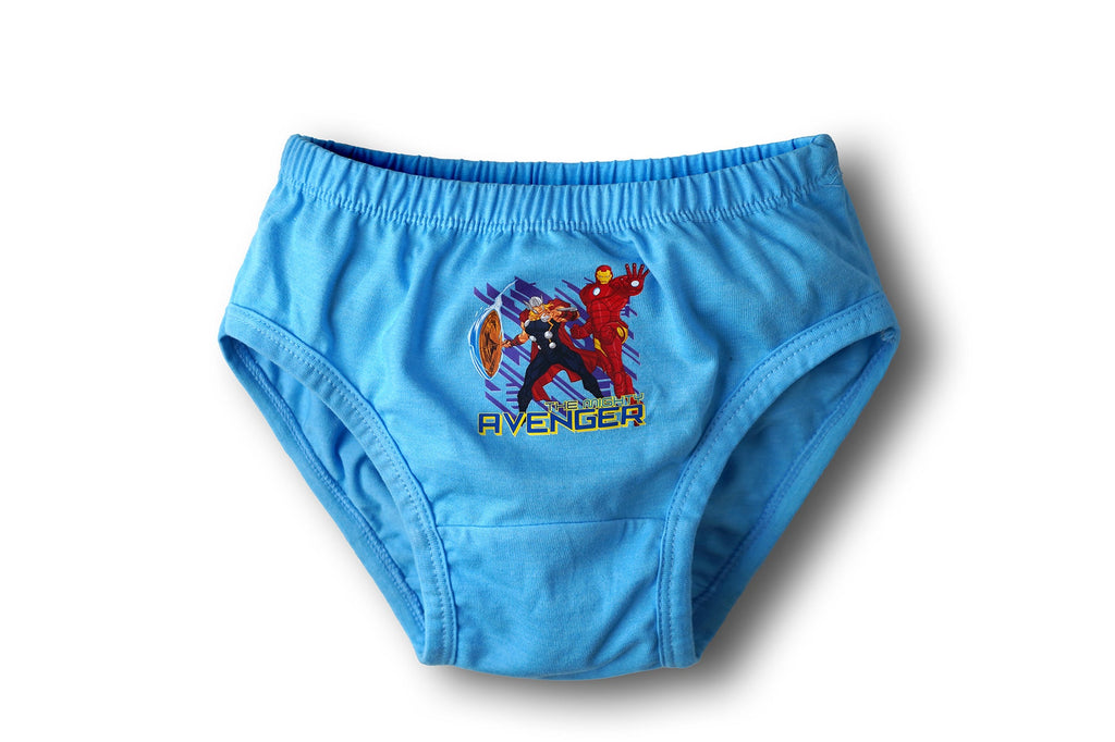 Redrose Boys Briefs – Pack of 6 | Marvel Avengers Printed Cotton Underwear | JR-01