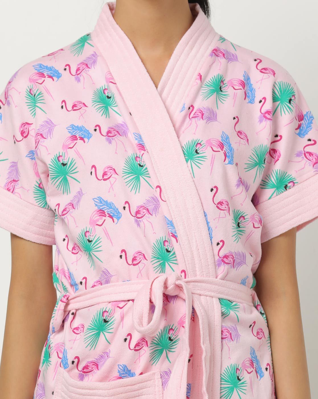 RedRose Printed Bathrobe