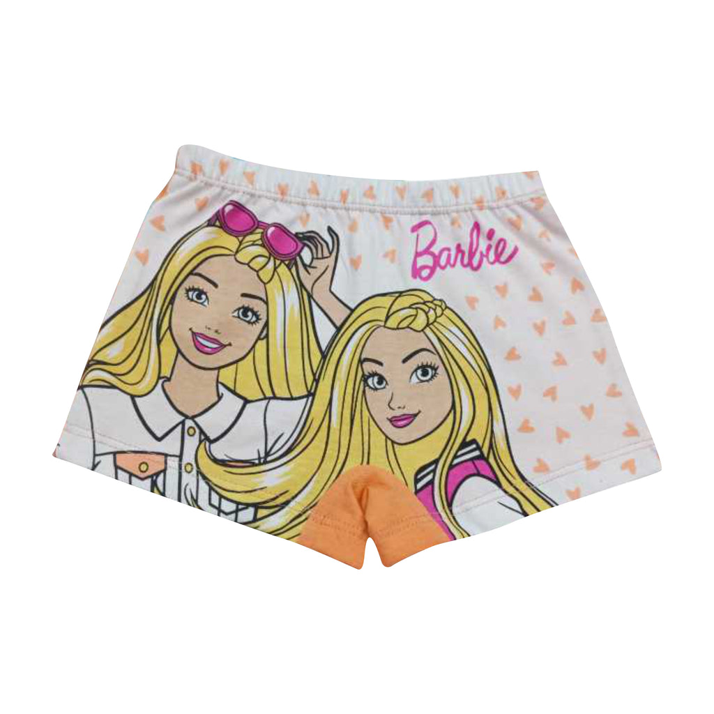 BABY 163 | Red Rose Baby Girls Cotton Shorts – Barbie Printed Comfortable Innerwear PACK OF 6