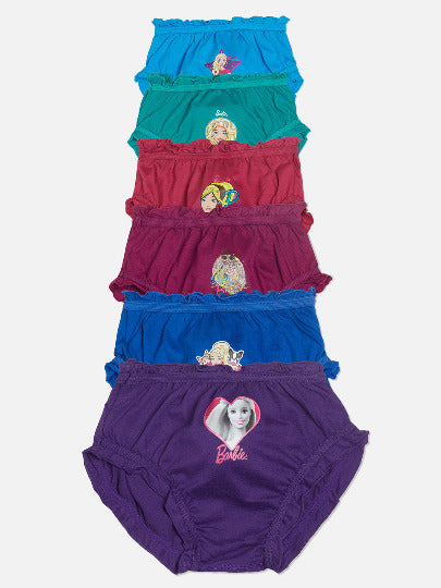 Redrose Girls' Printed Bloomers – Pack of 6 (Multicolor) | BLM-211