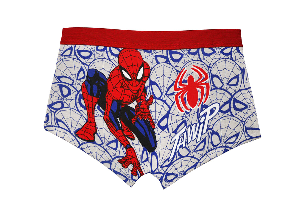 Marvel Spider-Man Boys' Cotton Boxer Briefs - Pack of 6 (Multicolor) | JR-527