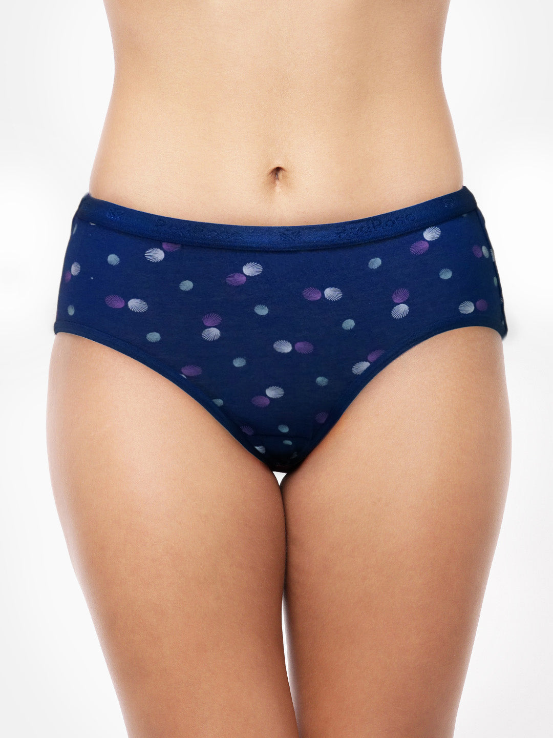 Red Rose Hannah Cotton High Rise Full Coverage Hipster Panty - Pack of 3
