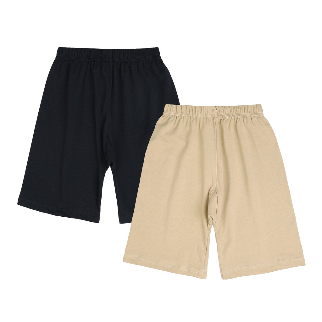 Redrose Girls Cotton Lycra Bloomersâœ¨ â€“ Pack of 2 (Navy-blue & Skin) | Stretch Fit & Everyday Comfort | BLM-240NS