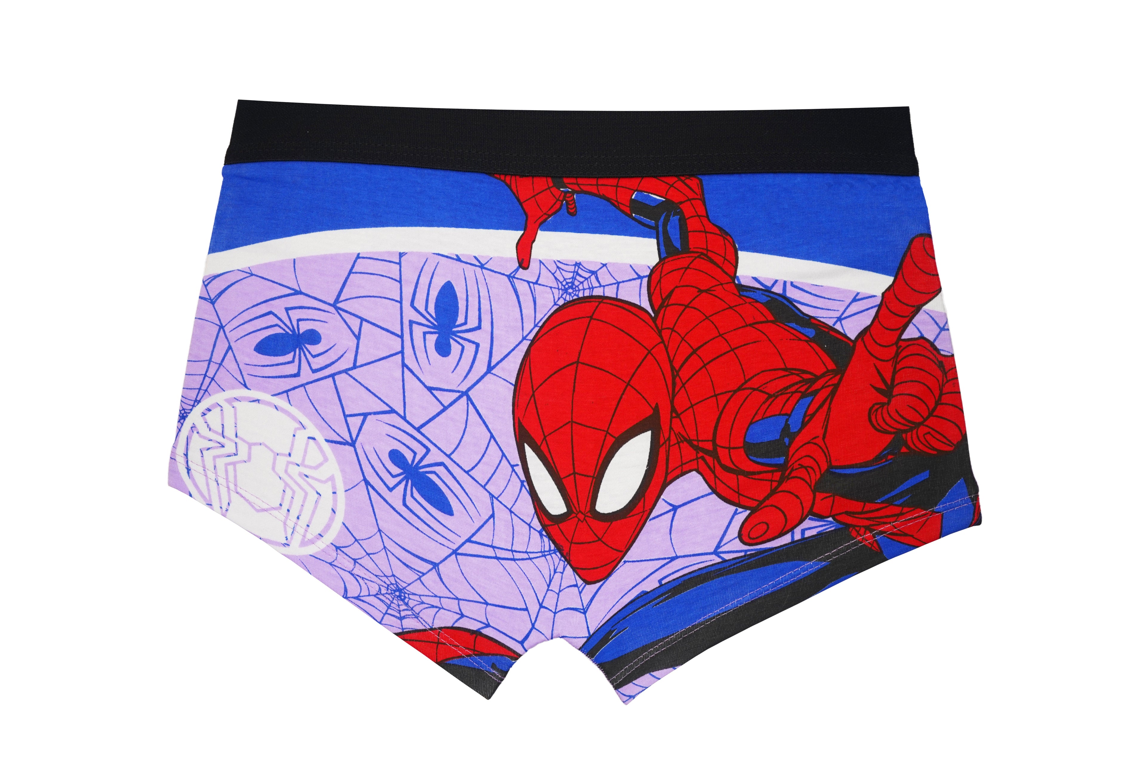 Marvel Spider-Man Boys' Cotton Boxer Briefs - Pack of 6 (Multicolor) | JR-527