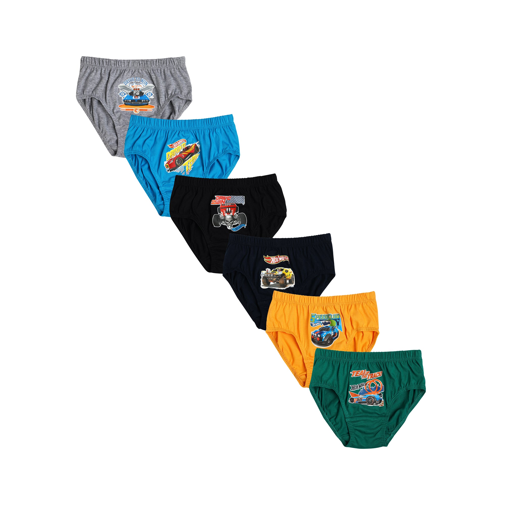 JR-604 | Boys’ Spiderman Briefs – 6-Pack 100% Cotton Underwear