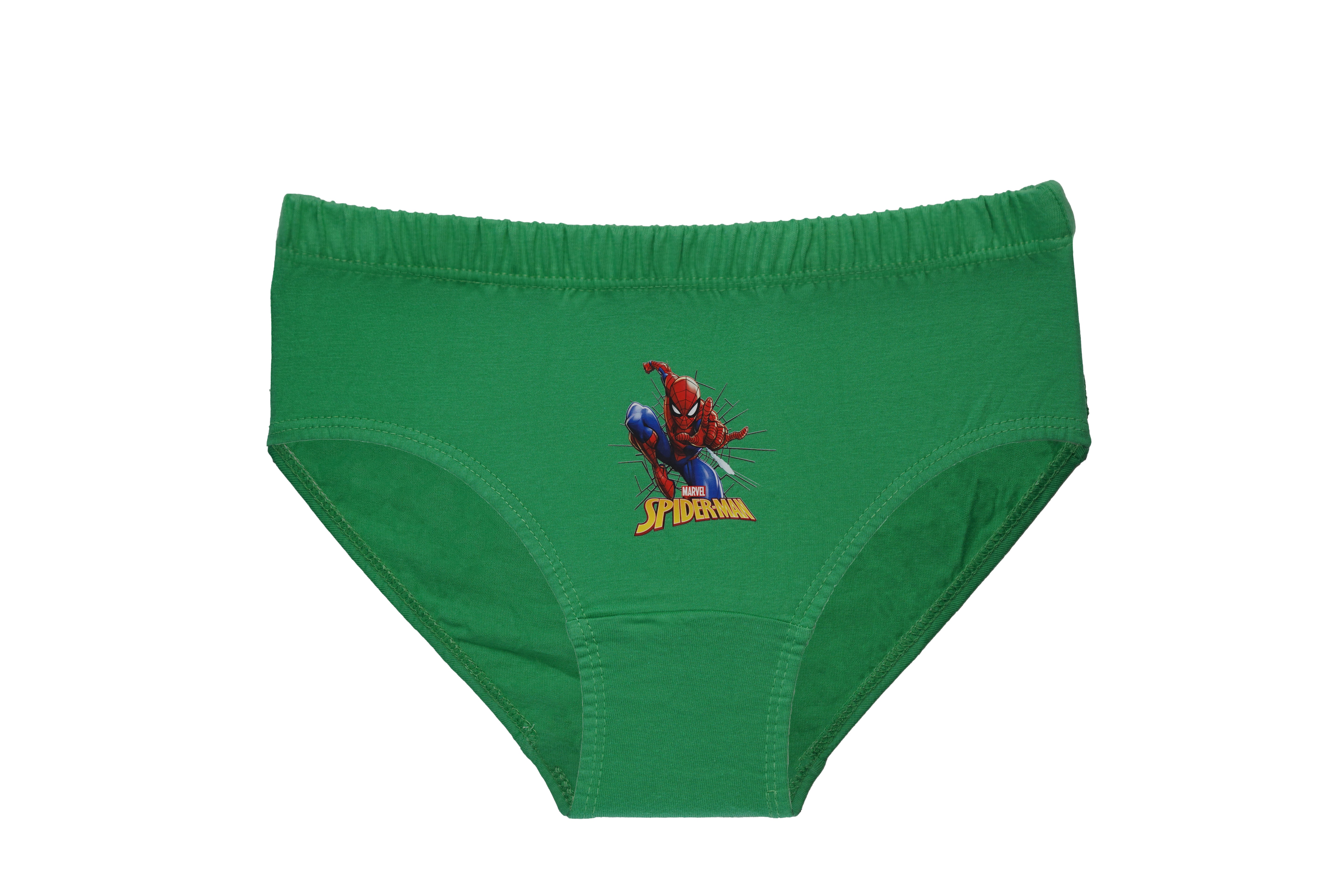 Boys’ Spiderman Briefs – 6-Pack 100% Cotton Underwear | JR-602