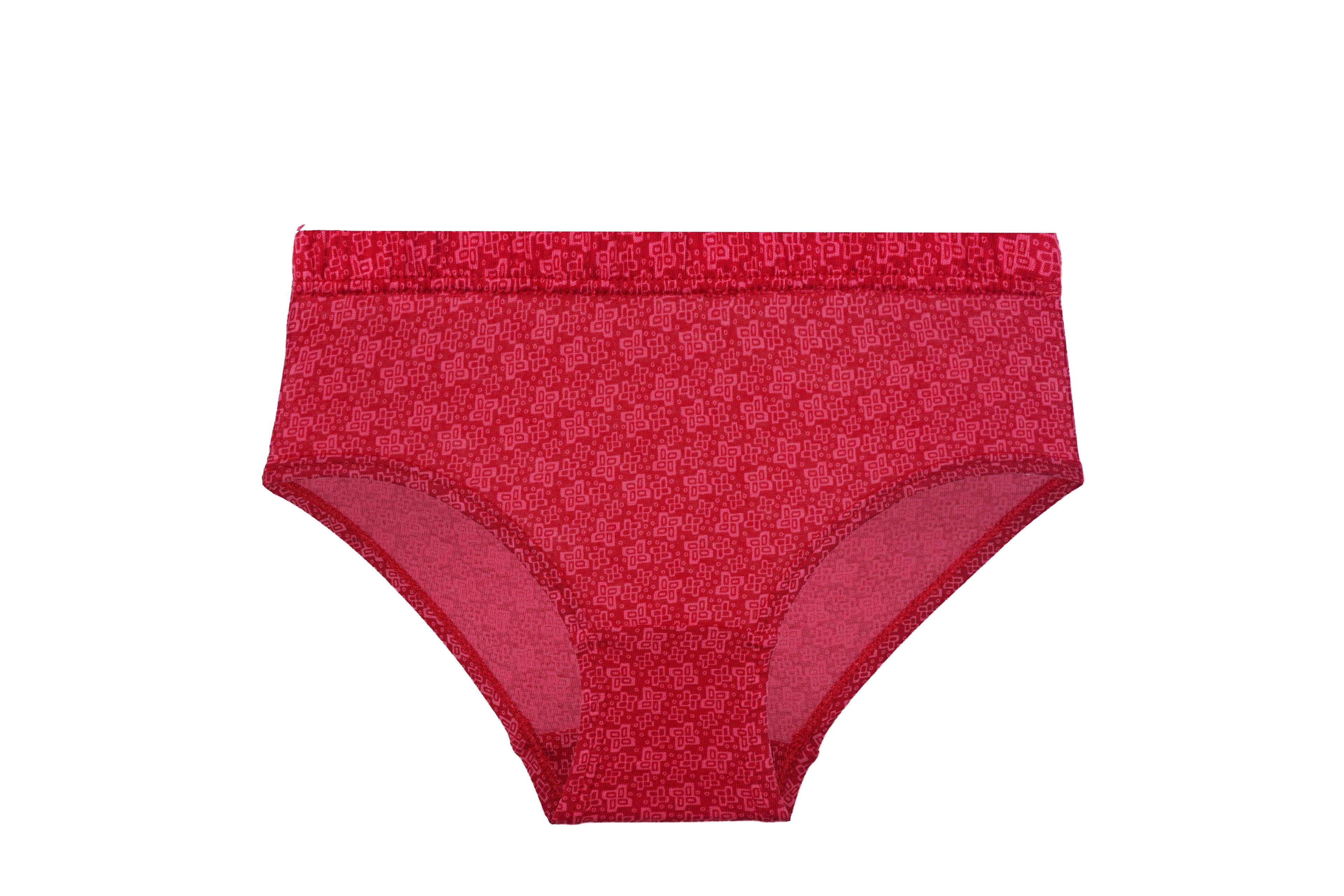 Redrose Girls' Printed Cotton Briefs – Pack of 6 | Soft & Stylish Everyday Innerwear | BABY-65