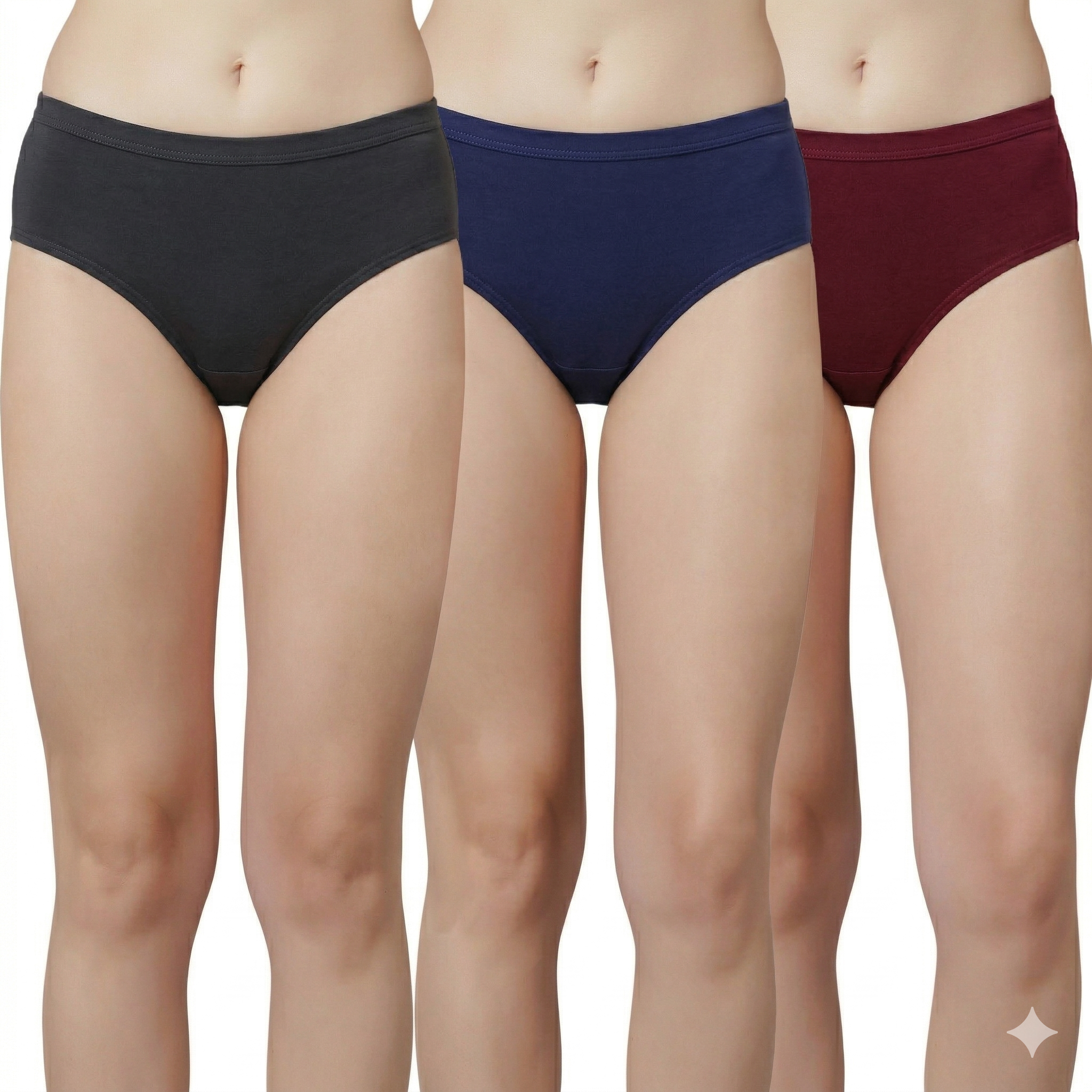 DIXY DC Mid Rise Hipster Panties – Pack of 3