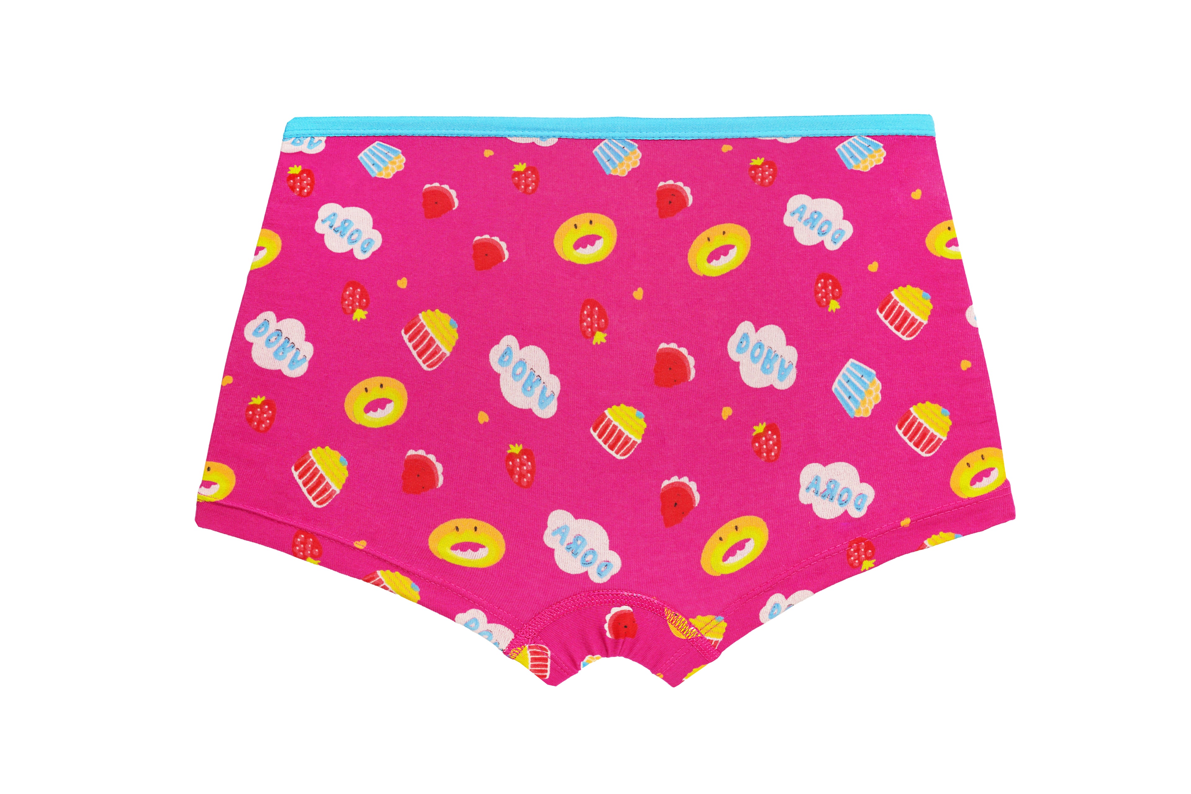 BABY 98[Red Rose Soft & Stylish Baby Panties – 100% Cotton Comfort for Your Little One PACK OF 3