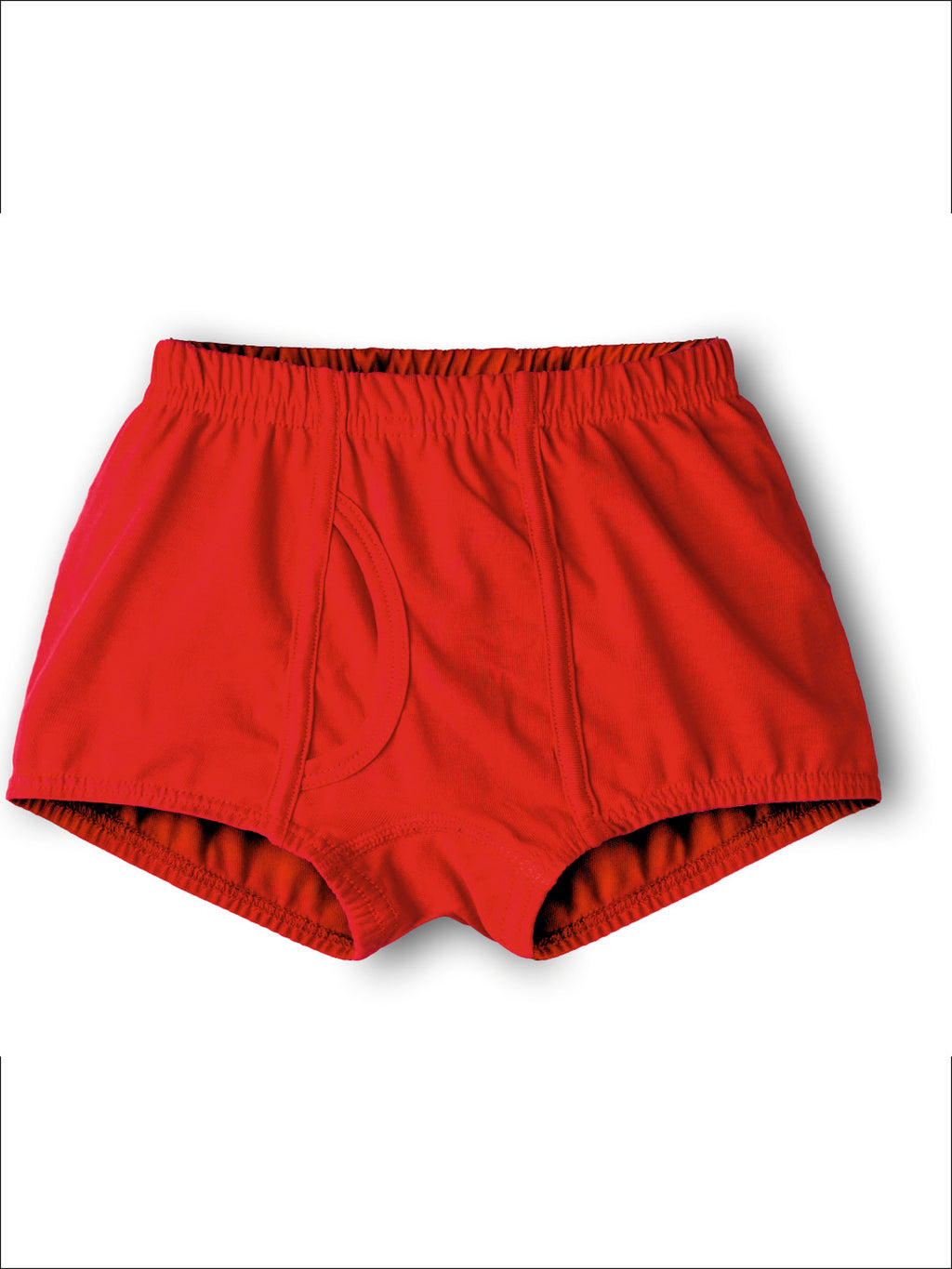 Redrose Boys' Classic Cotton Briefs – Pack of 6 | Solid Color Comfort Fit Innerwear | JR-20
