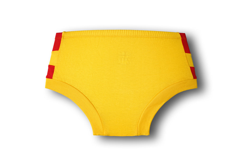 JR 546 Kids Printed Cotton Briefs | Soft & Comfortable Innerwear for Boys | Multicolor Pack 6