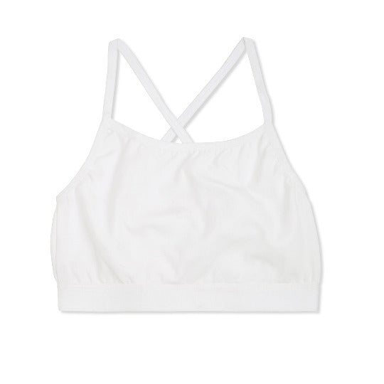 Redrose Girls Sports Bra – Pack of 2 (Black & White, Cross-Back Design) | BS-2006