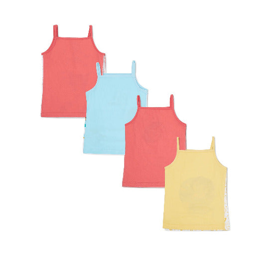 Redrose Girls Cotton Slips – Pack of 4 (Dora the Explorer Print) | BS-2004_MULTI