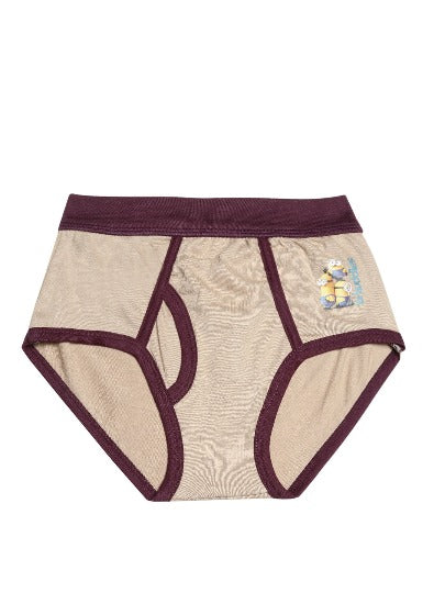 Redrose Boys' Briefs – Pack of 6 | Fun Cartoon Print Cotton Innerwear | JR-30CL