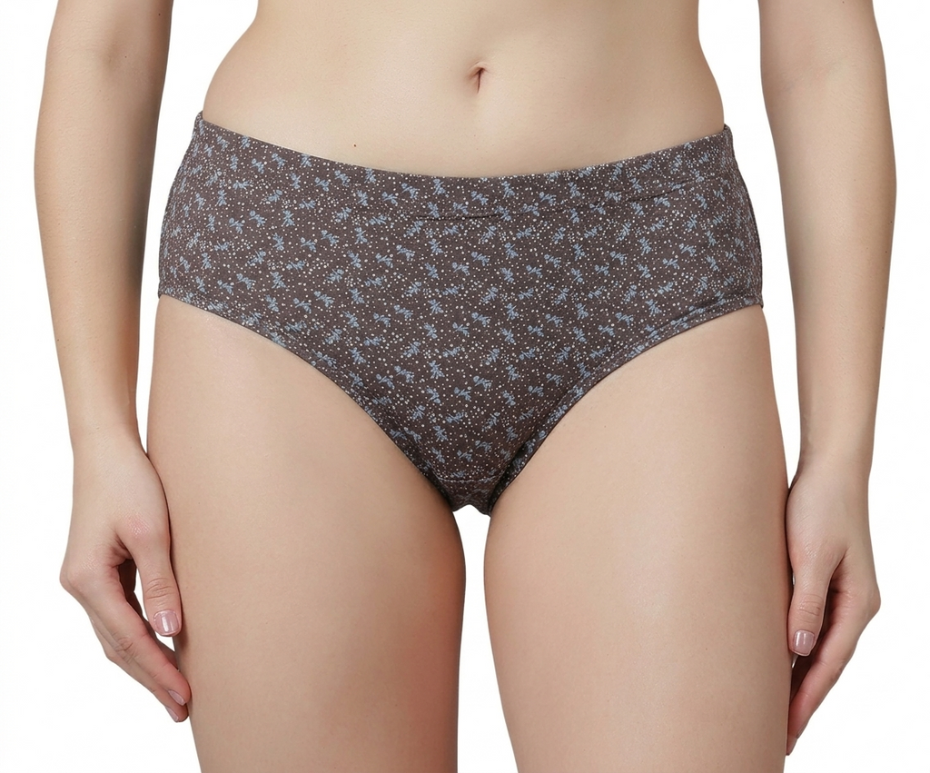 R.R-600 High Rise Plus Size Hipster Panties – Pack of 3