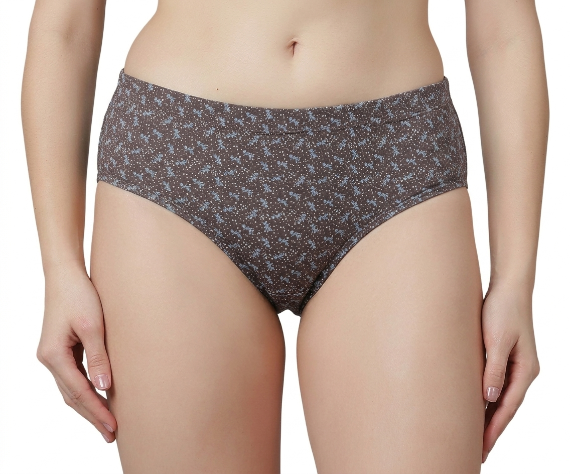 R.R-600 High Rise Plus Size Hipster Panties – Pack of 3