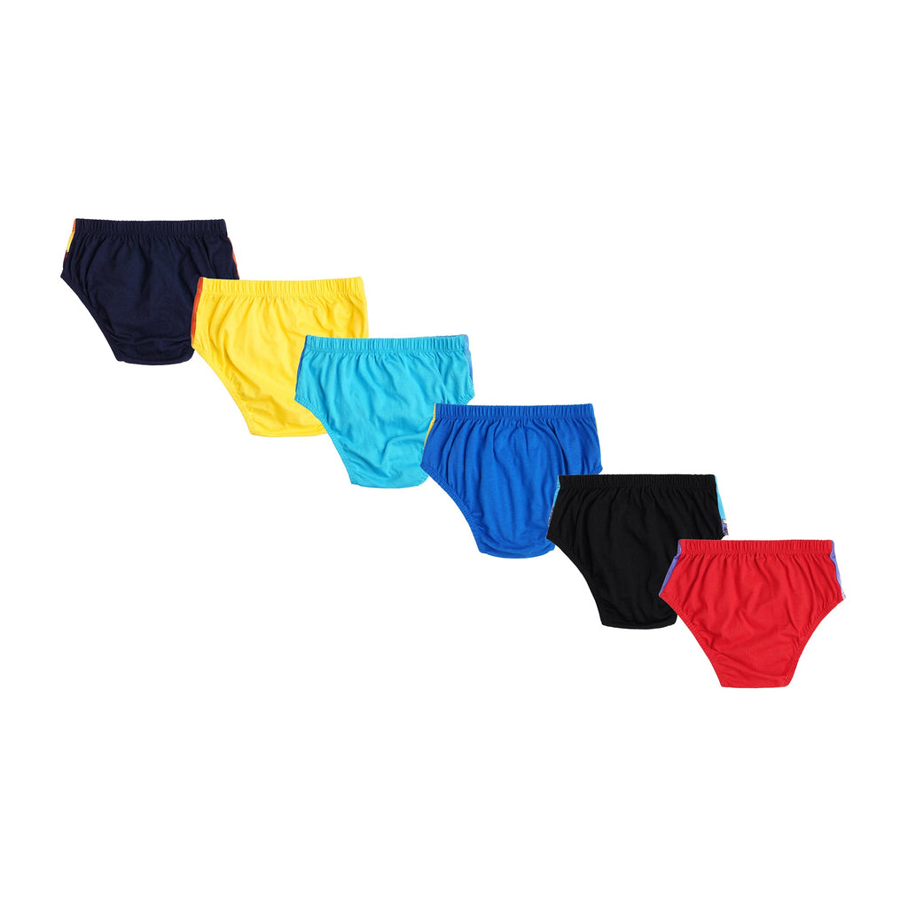 RedRose Boys Avengers & Spider-Man Briefs – Full-Print Cotton Innerwear (Pack of 6) | JR-525