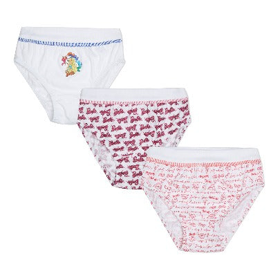 Red Rose Girls' Barbie Cotton Briefs – Pack of 3 | BABY-153