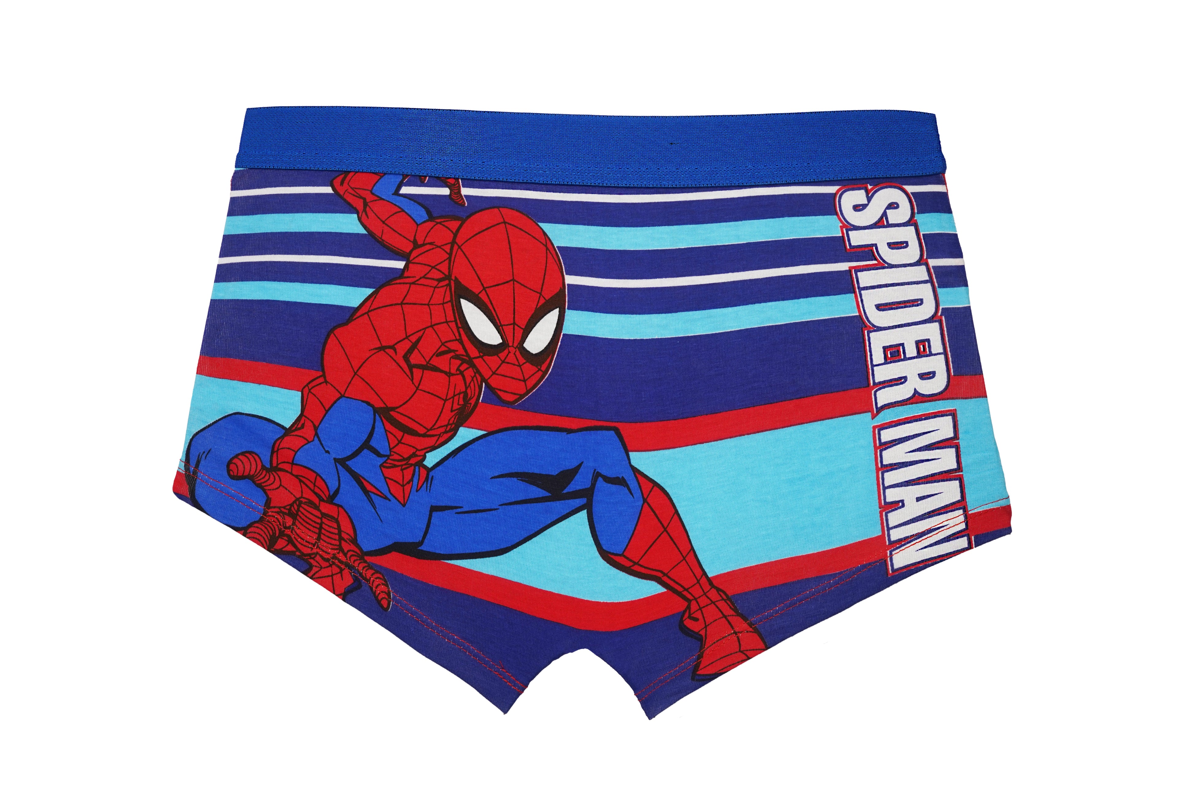 Marvel Spider-Man Boys' Cotton Boxer Briefs - Pack of 6 (Multicolor) | JR-527