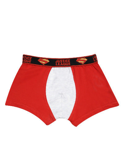 Redrose Boys Innerwear Justice League Boxer Briefs – Pack of 6 | Batman & Superman Waistband Edition | JR-94
