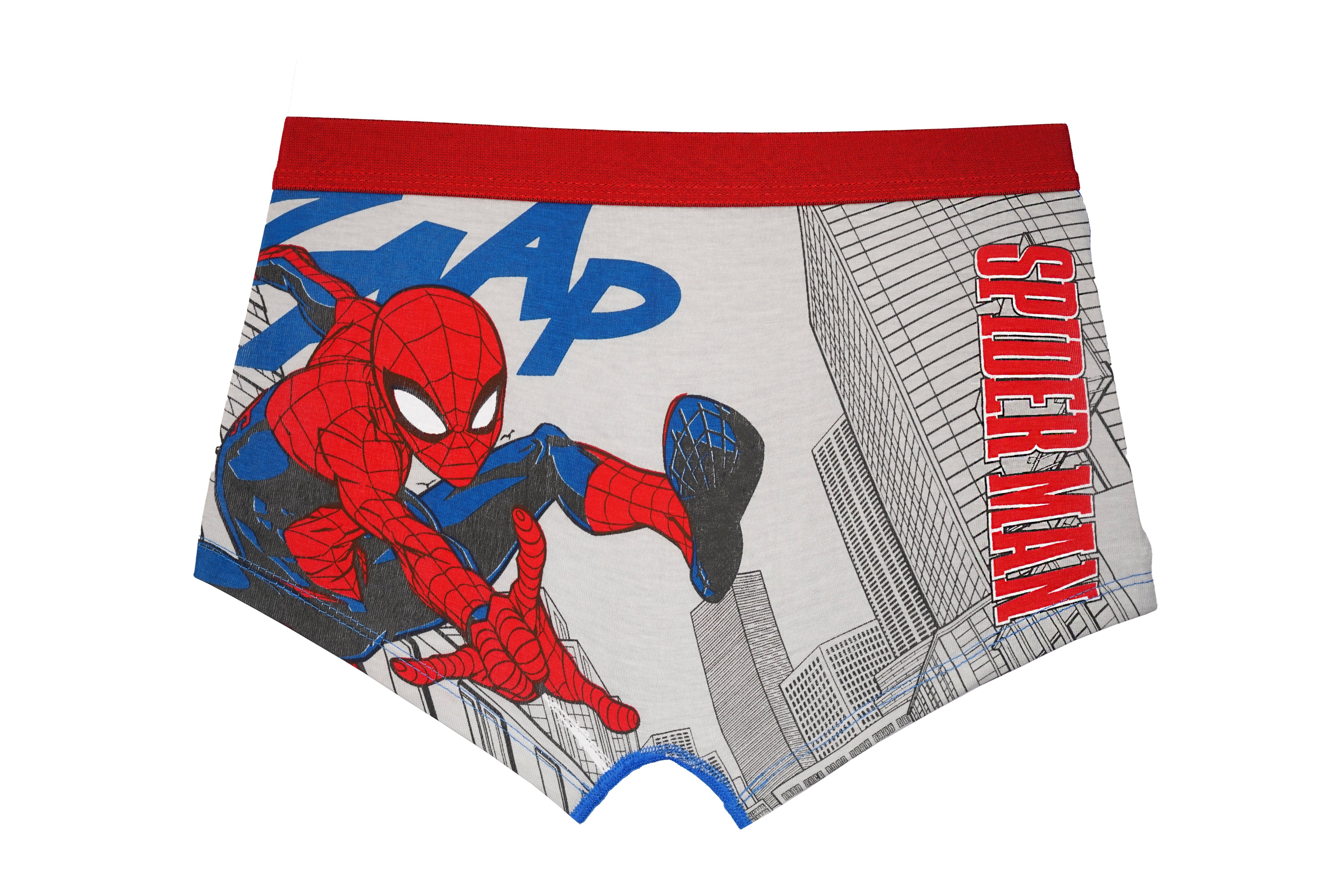 Marvel Spider-Man Boys' Cotton Boxer Briefs - Pack of 6 (Multicolor) | JR-527