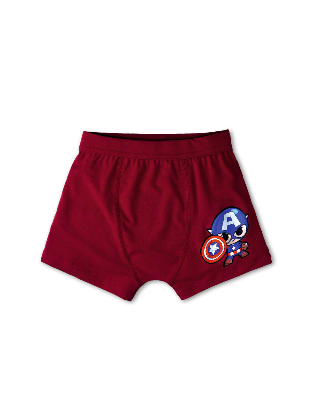 JR 549 Red Rose Boys Cotton Boxer Briefs | Soft & Breathable Innerwear | Printed Design | Pack of 6