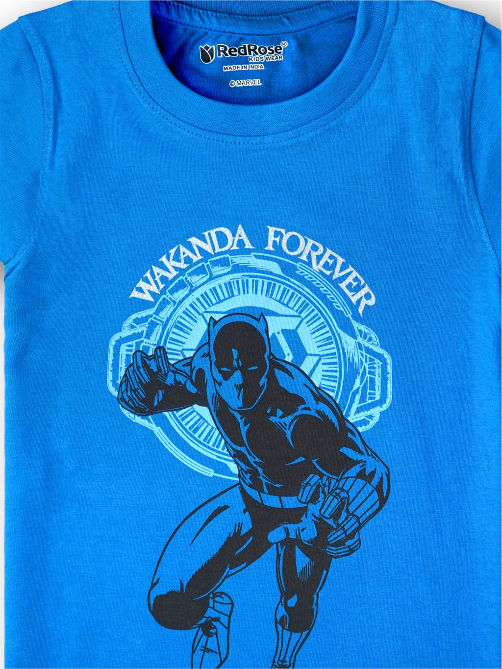 TS 32 Cartoon, Printed Cotton Regular T Shirt (RED & BLUE Pack of 2)