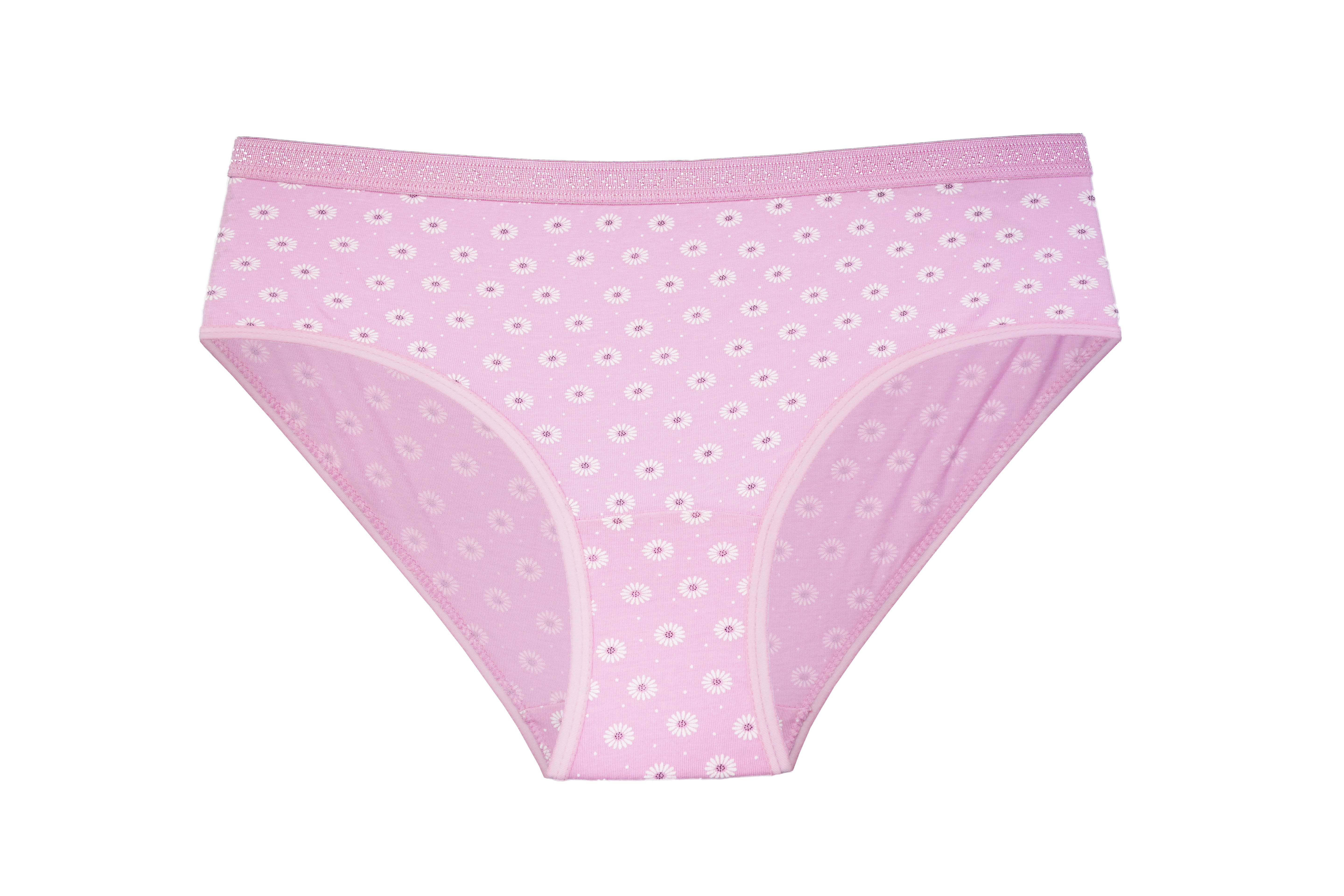 OMYA Red Rose Women’s Mid-Rise Cotton Hipster Panties – Full Coverage, Comfort Fit – Pack of 3