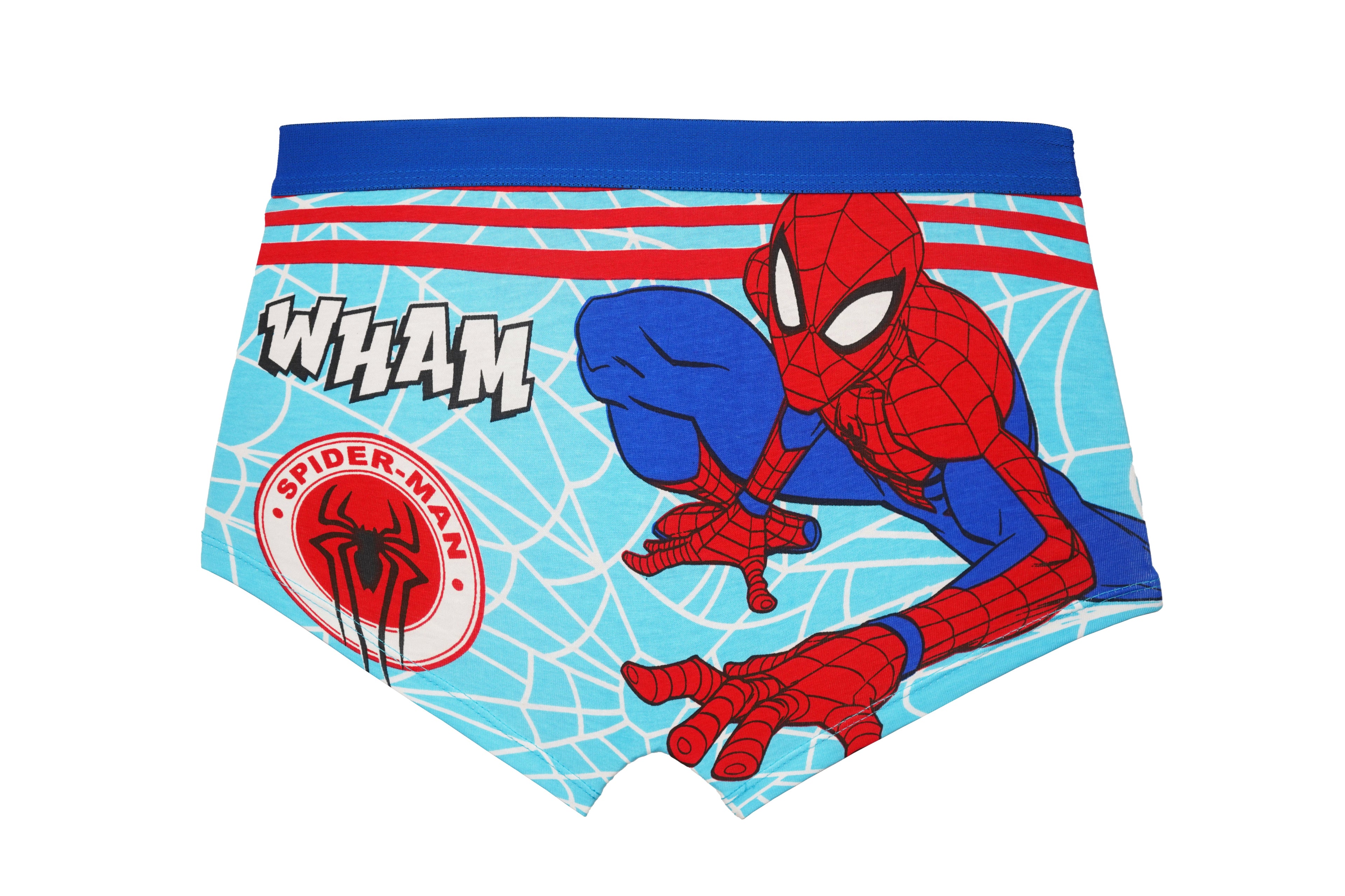 Marvel Spider-Man Boys' Cotton Boxer Briefs - Pack of 6 (Multicolor) | JR-527