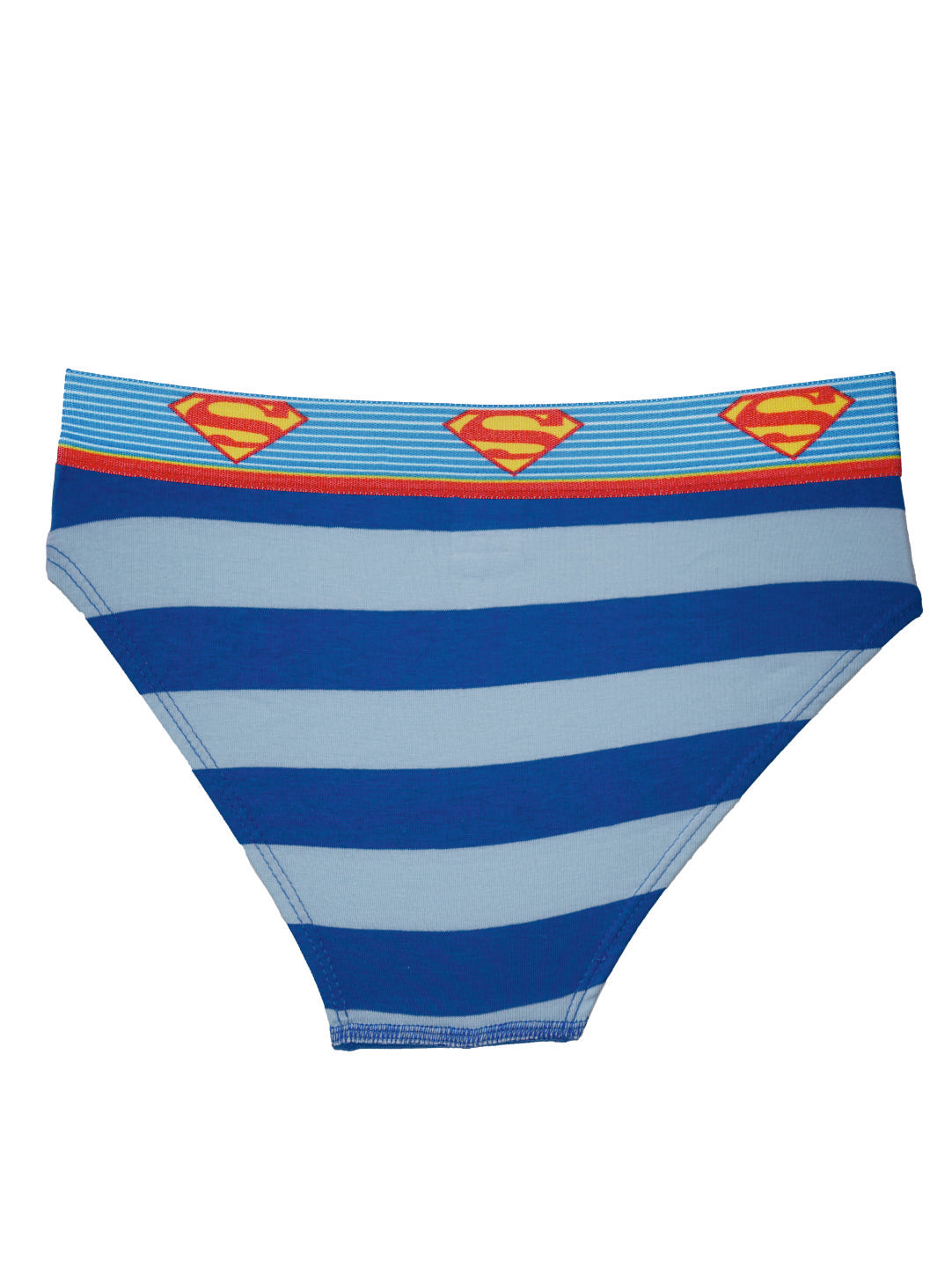 Boys' Batman Striped Briefs (Pack of 6) – Cotton Lycra with Logo Waistband | JR-81