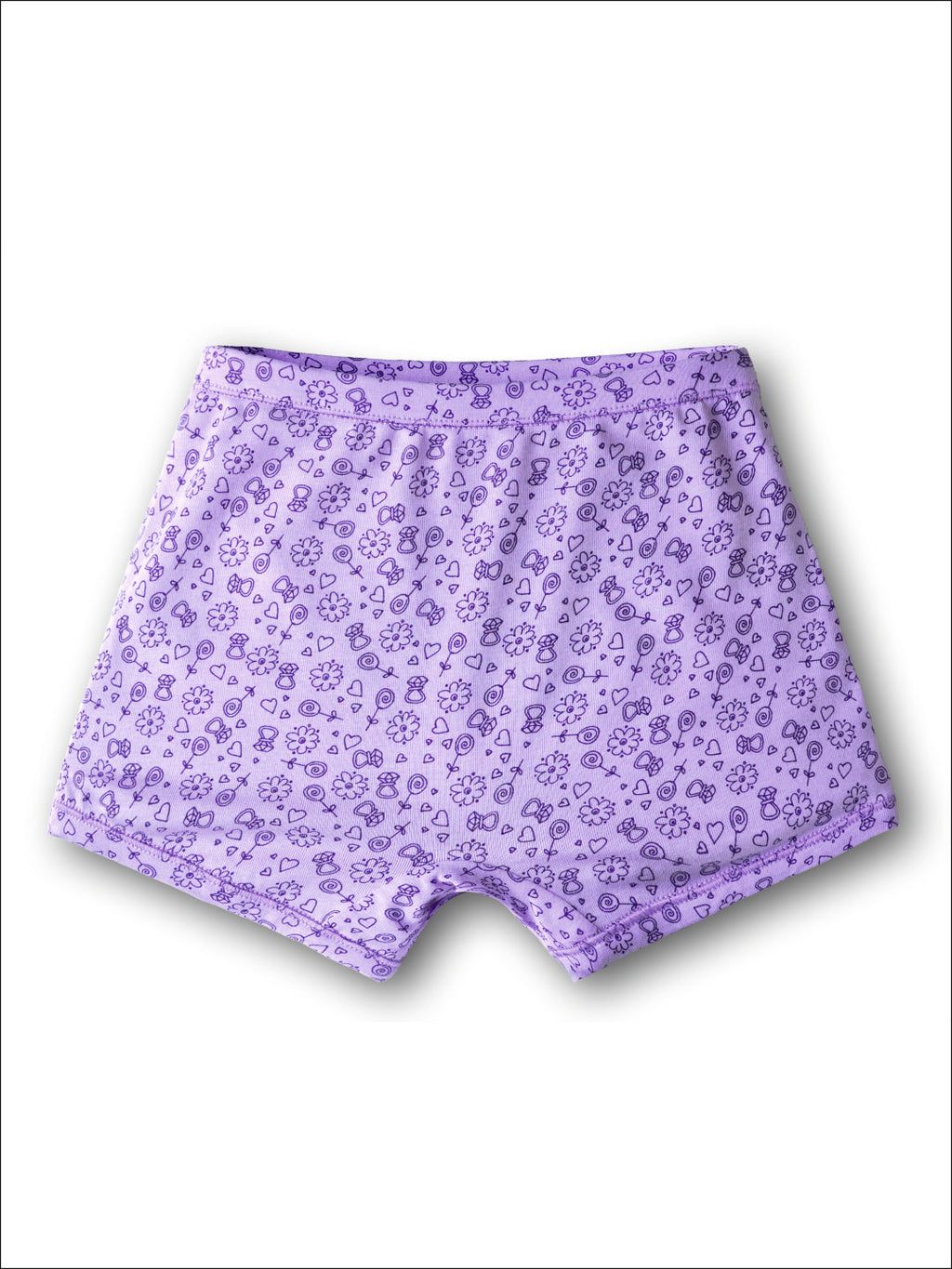BABY 170| Stretchable Printed Shorts for Girls – Soft Cotton Lycra Innerwear PACK OF 3