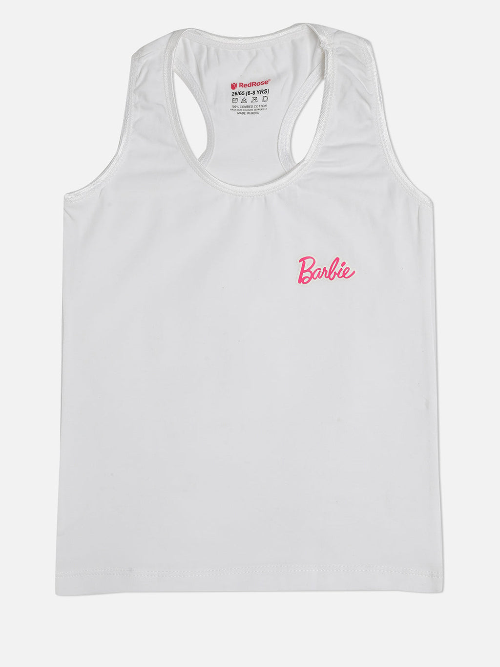 Redrose Girls Racerback Slips – Pack of 3 (Barbie Print) | BS-22