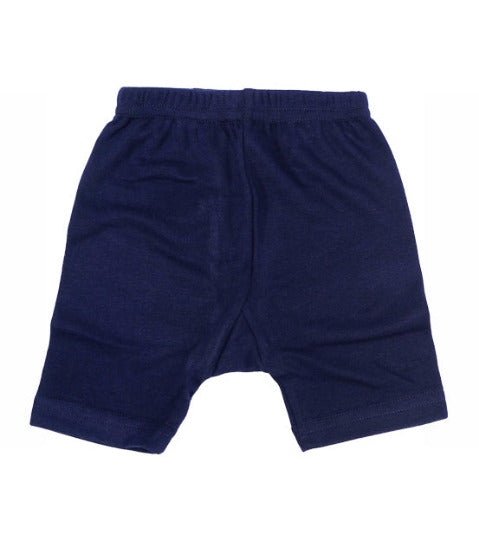 Redrose Girls' Plain Navy Blue Bloomers – Pack of 3 | PC Interlock Fabric 👧 | BLM-220NB