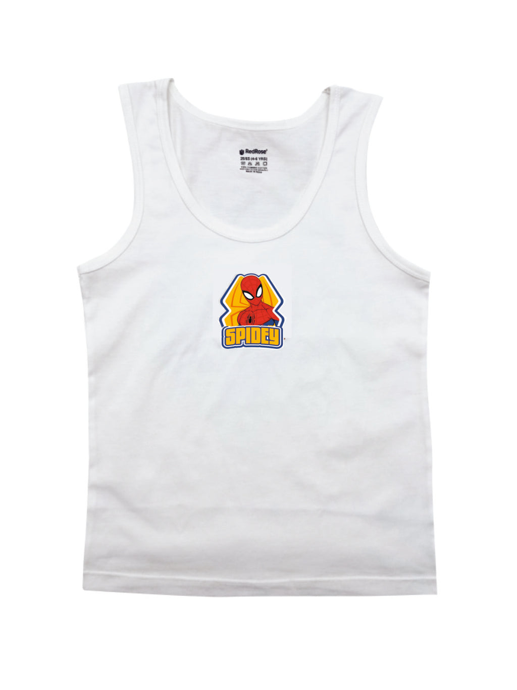 VEST 1005 |Red Rose 100% Cotton Boys Inner Vests – Pack of 6|
