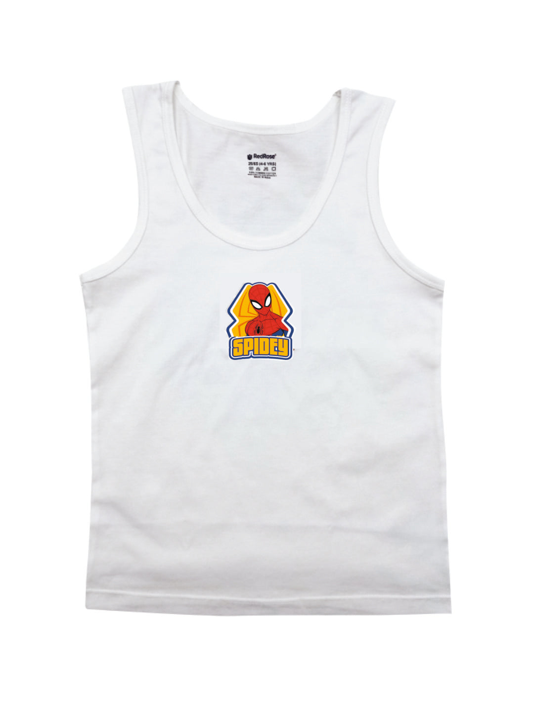 VEST 1005 |Red Rose 100% Cotton Boys Inner Vests – Pack of 6|