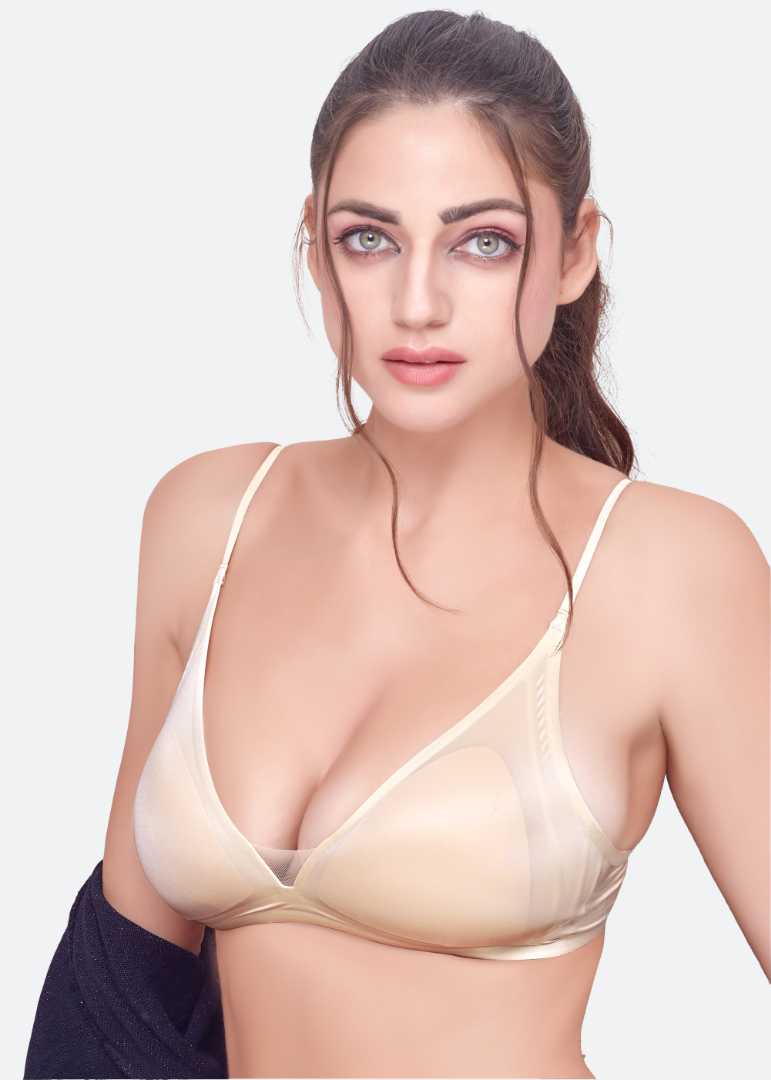 PARIS Invisi-Fit Polyamide stretch Bonded seamless Bra