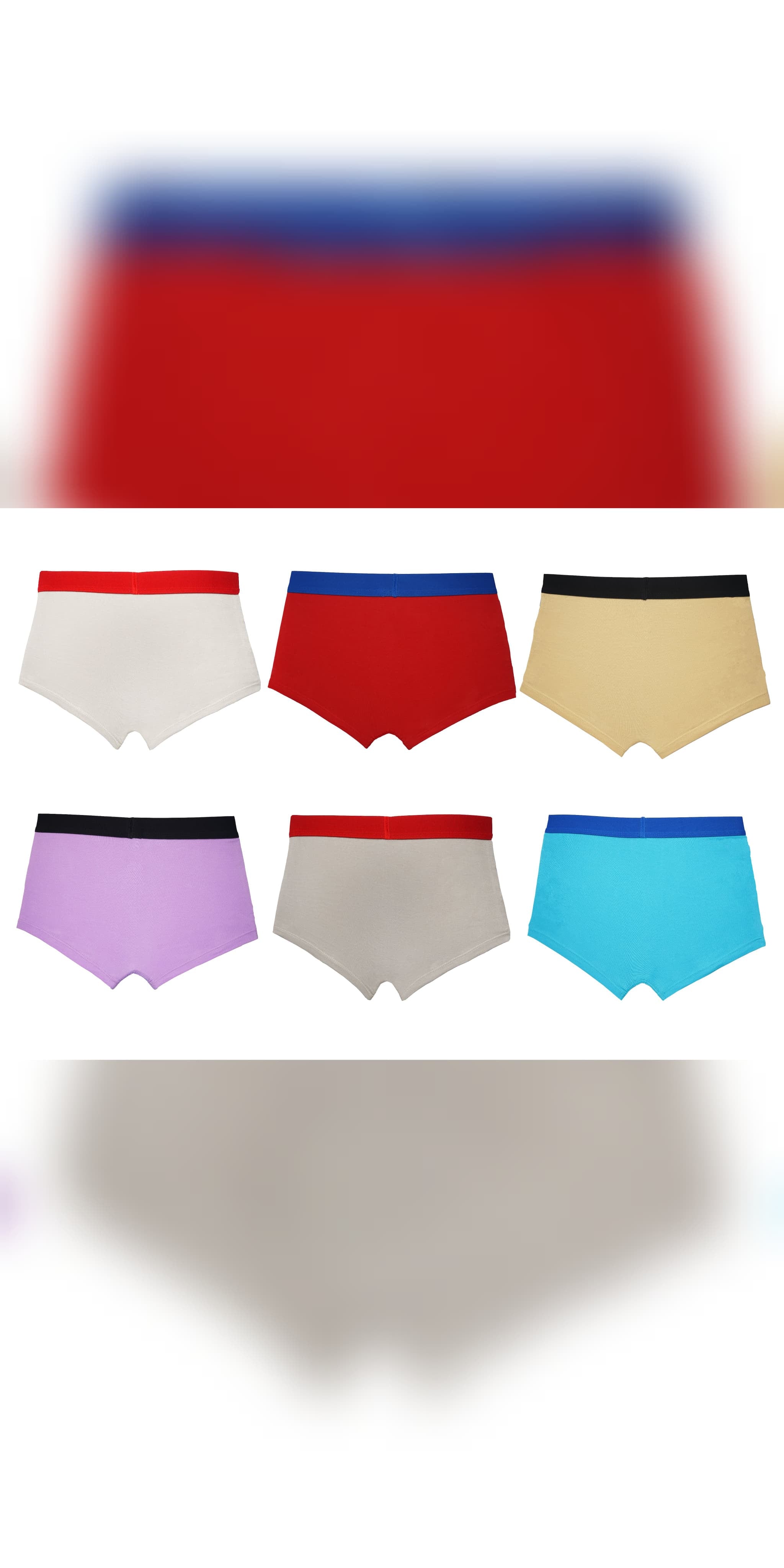 Marvel Spider-Man Boys' Cotton Boxer Briefs - Pack of 6 (Multicolor) | JR-527